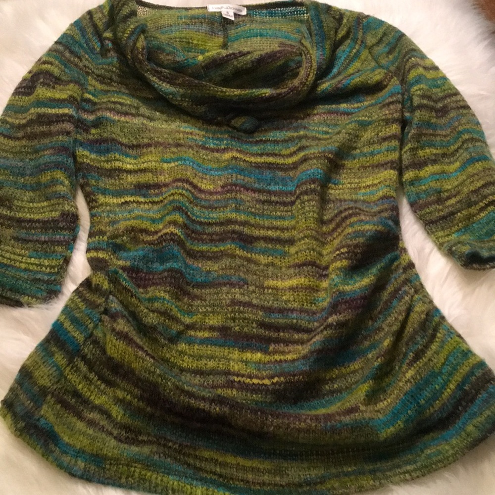JohnPaulRichard cow neck sweater size small